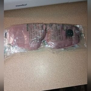 Pink Silk Heating Eye Mask